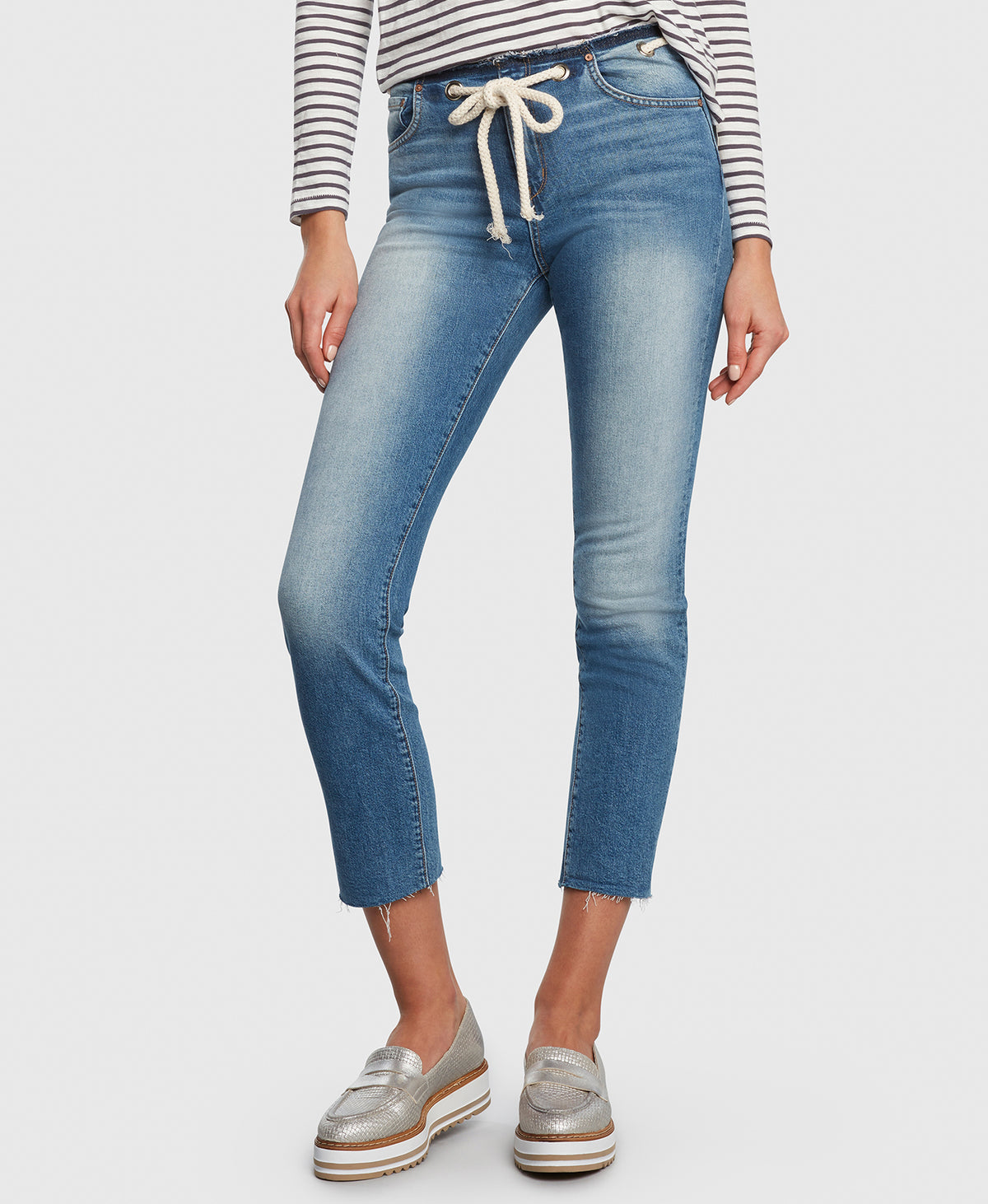 Principle CASTAWAY in Holiday cropped jeans detail