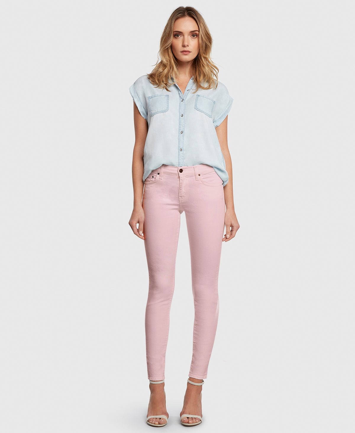 Women's Pink Jeans, Ladies Pink Skinny Jeans