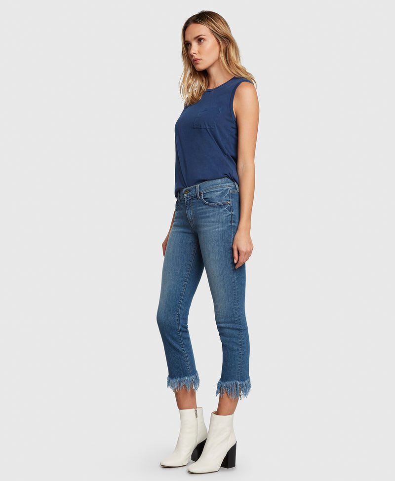 Principle OPTIMIST in True cropped jeans side